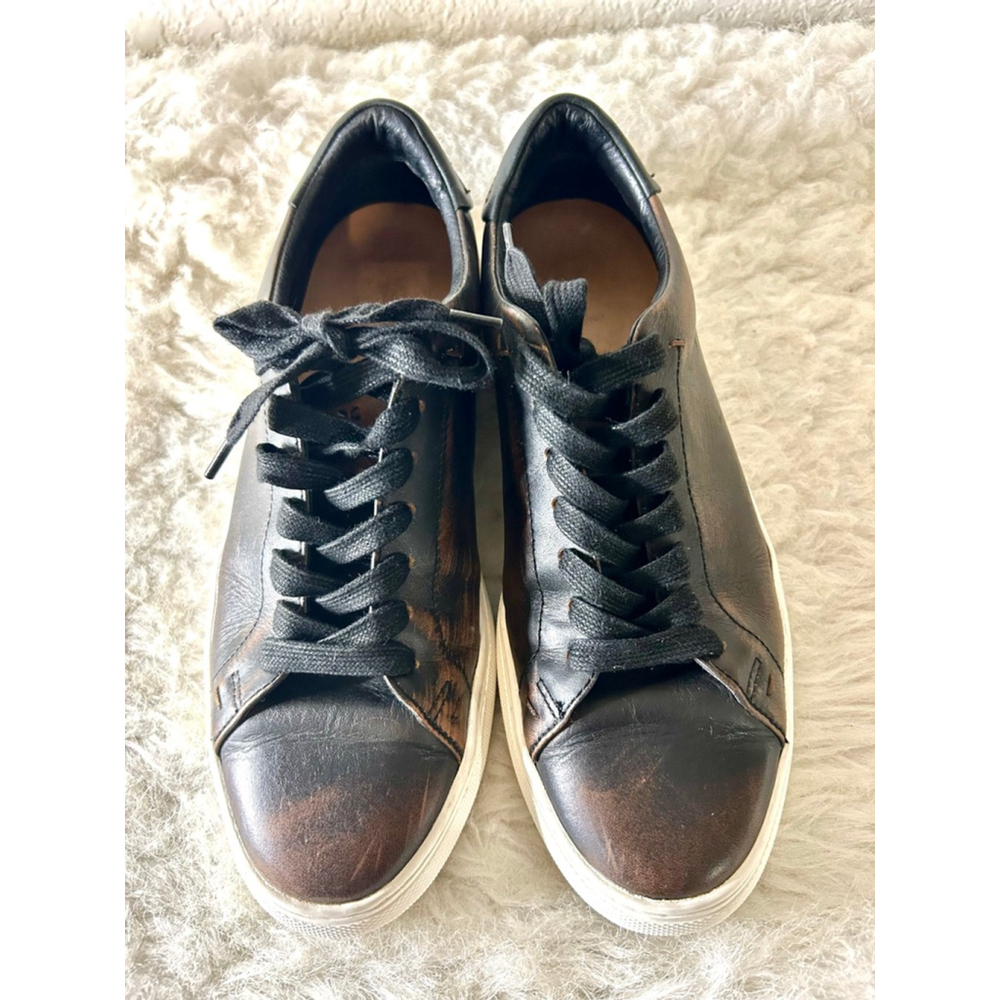 Frye Men's Astor Low Lace Sneakers Antique Black Size 8